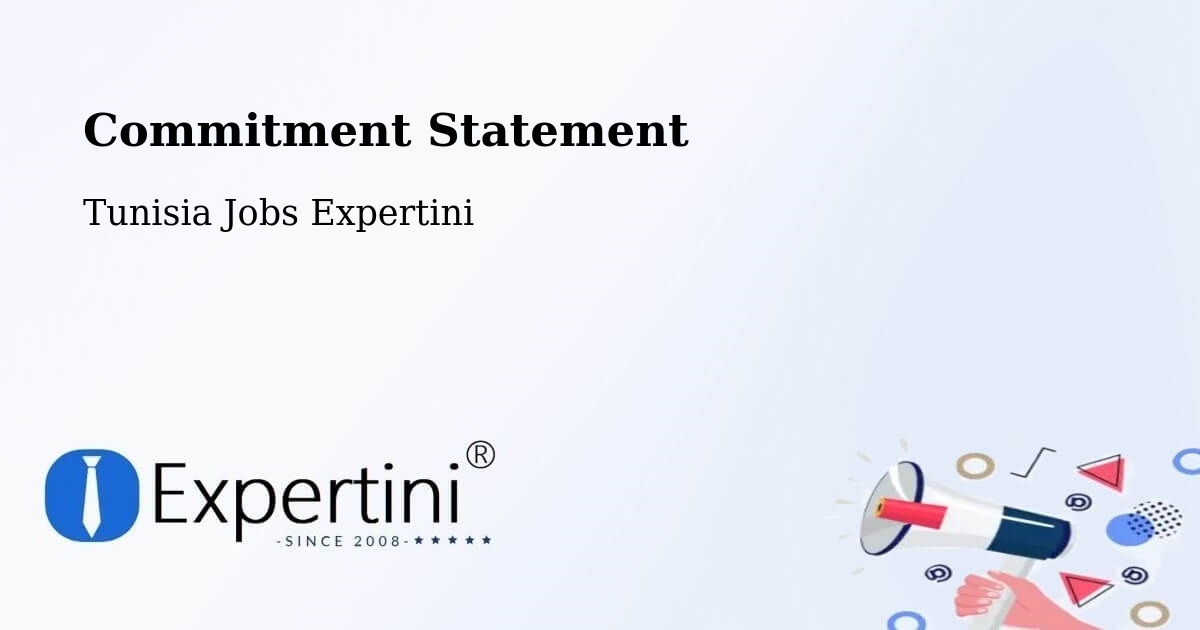 Commitment Statement - Tunisia Jobs Expertini